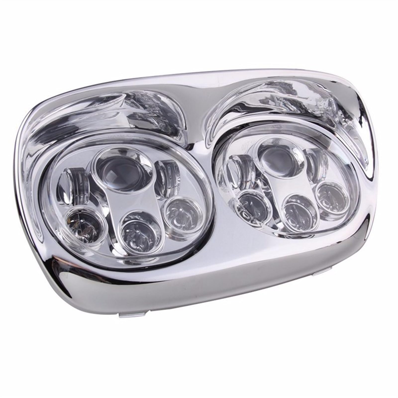 Feux avant double LED moto 5.75 pouces avec faisceau Angel Eye - 3