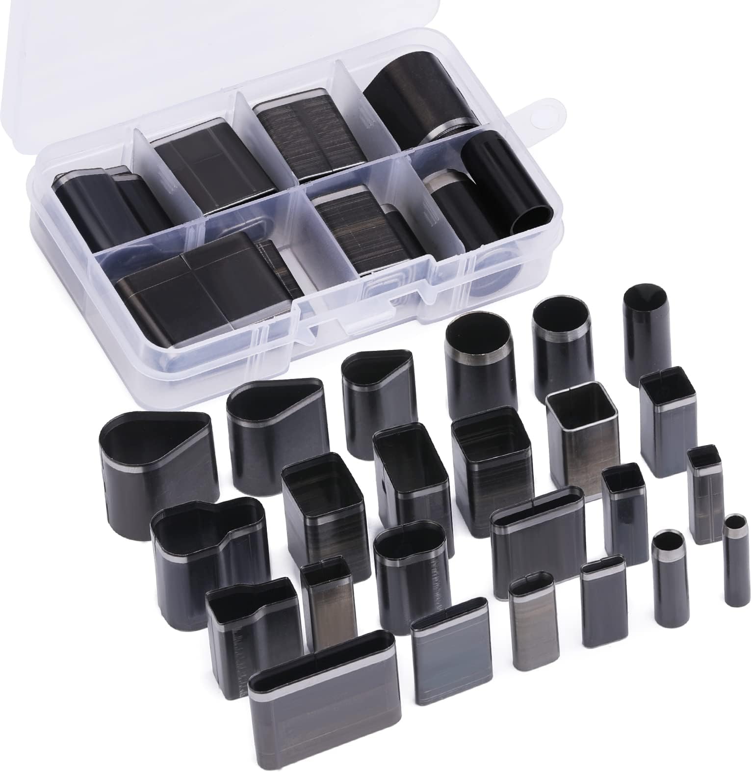 24 Style Hollow Punch Cutter Tool, One Hole Leather Cutting Tools with Box, Different Shape Punch Tool Set Hole Leather Hollow Punch Cutter, Craft Tools Kit for Handmade DIY Craft