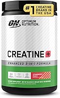 Vista 15 de Optimum Nutrition Creatina Monohidrato Plus en polvo, sabor a maracuyá naranja, mezcla de rendimiento de creatina con electrolitos