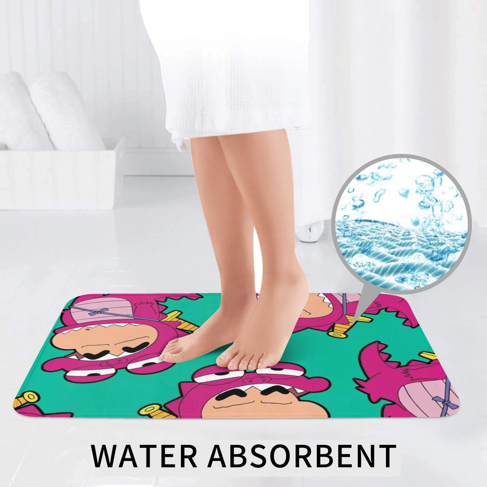 Amazon｜クレヨンしんちゃん トイレマット バスマット トイレ蓋カバー