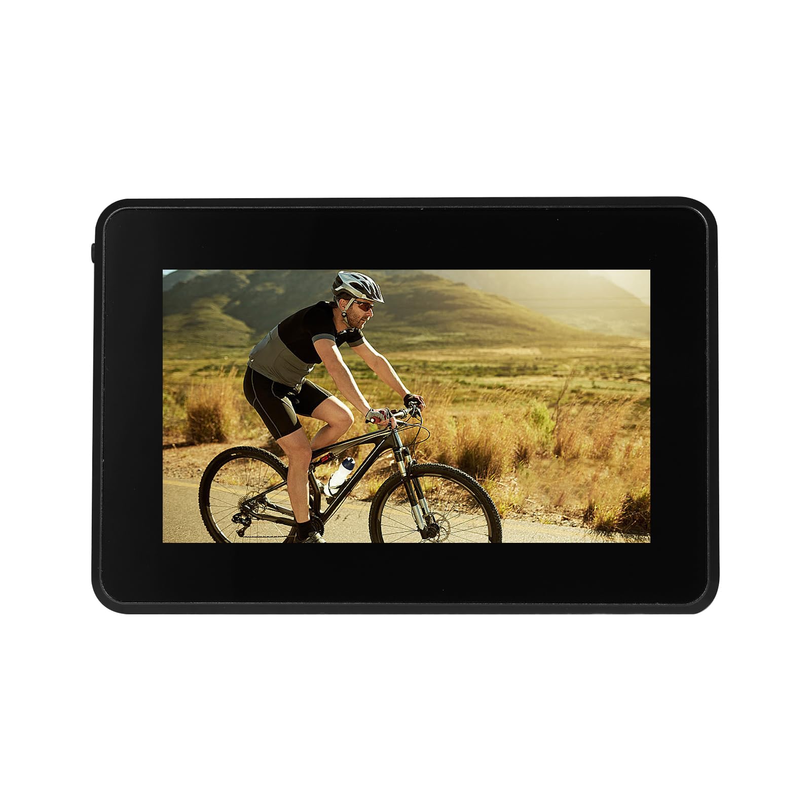 Shkalacar Bike Mirror Handlebar, 1080P Bicycle Rear View Camera With 4.3'' Monitor 8-LED Night Vision 150u00b0 Wide Angle View Rotatable Bracket, Compatible With Mountain Bicycle, Road Bike