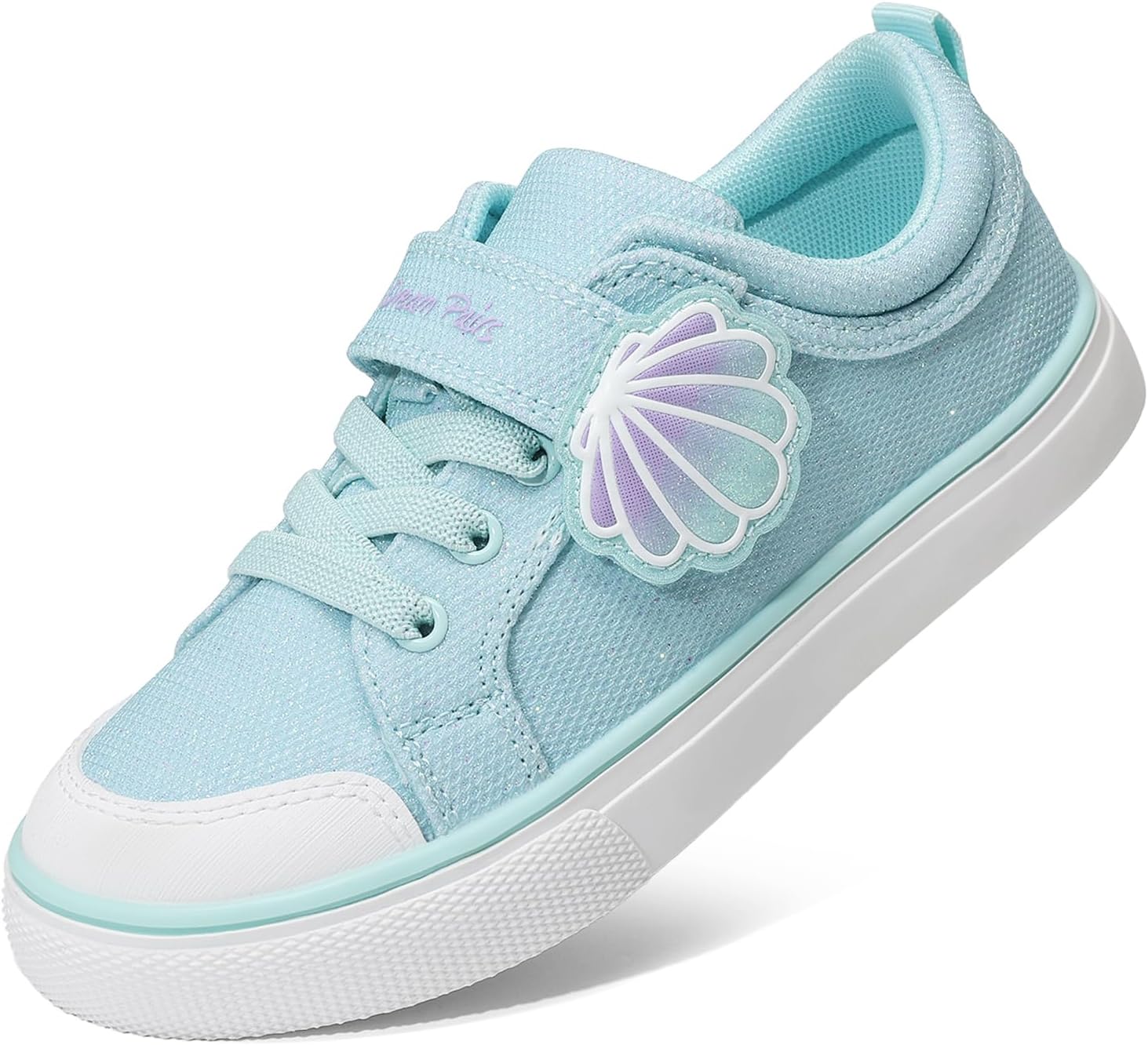 – Toddler Girls Sneakers Lightweight Comfortable Hook and Loop Casual Walking Cartoon Cute Little Kids Shoes