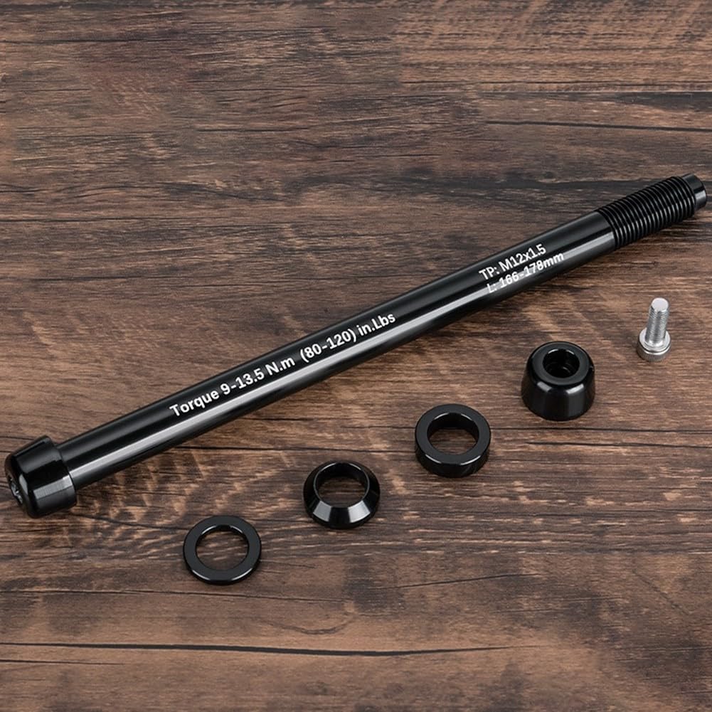Thru Axle Skewer Adapter, Bike Trainer Thru Axle Skewer 12X142-1848mm P1.5/P1.75 Suitable For Bicycles With Different Widths Of The Rear Axle(M12x1.5 160-172)