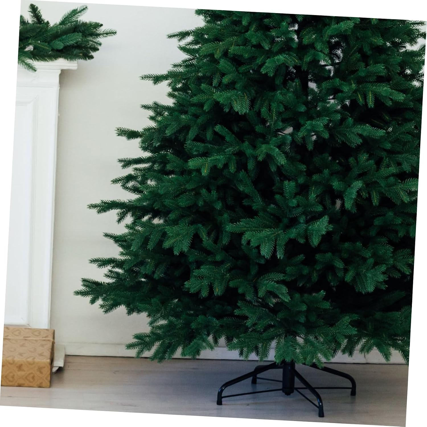 Garneck Christmas Tree Stand Base with Pipe Stable Xmas Holder for Artificial Trees Easy to Install Material for Home Holiday Decor