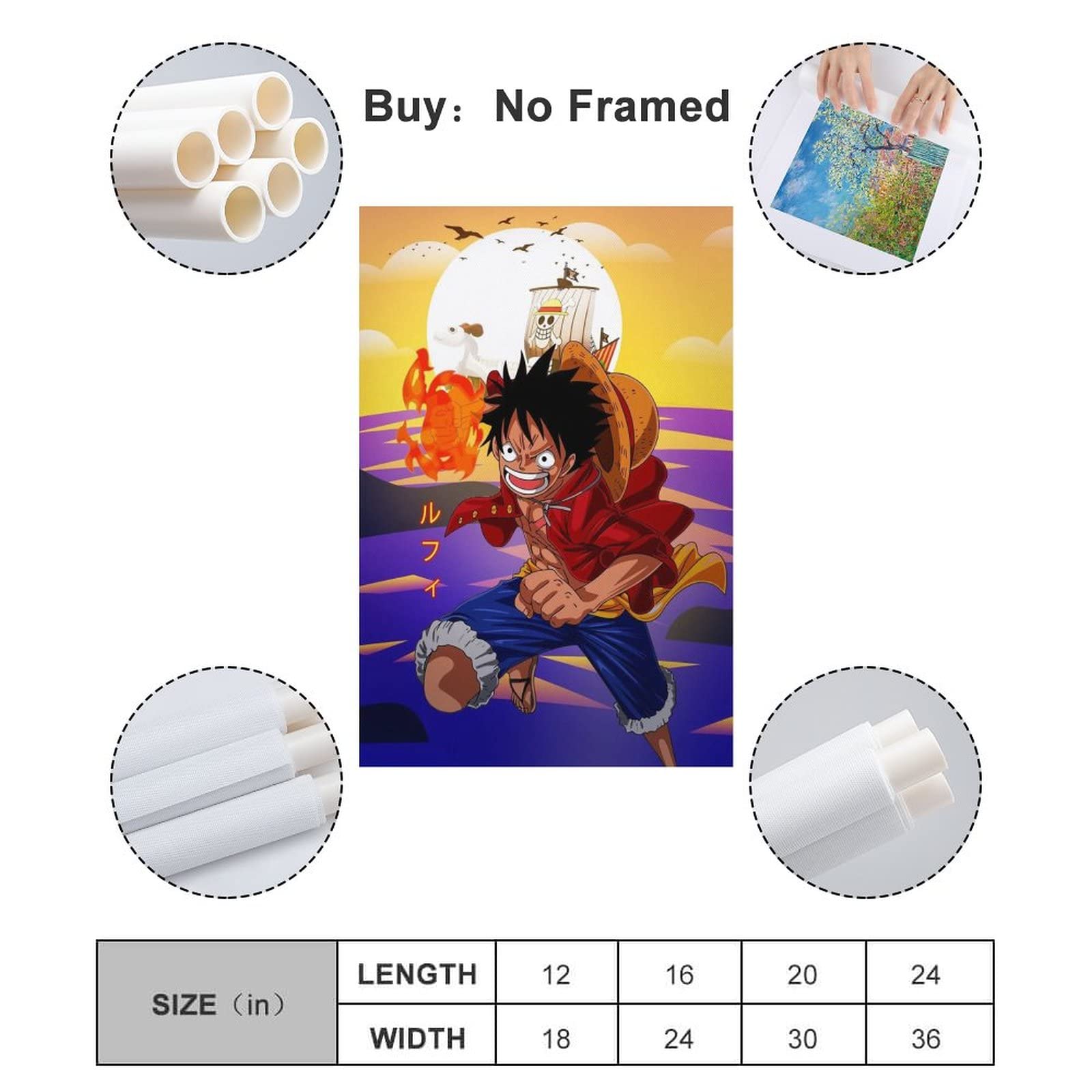 Amazon.co.jp: ワノ国 HD ワンピース モンキー・D・ルフィ 3