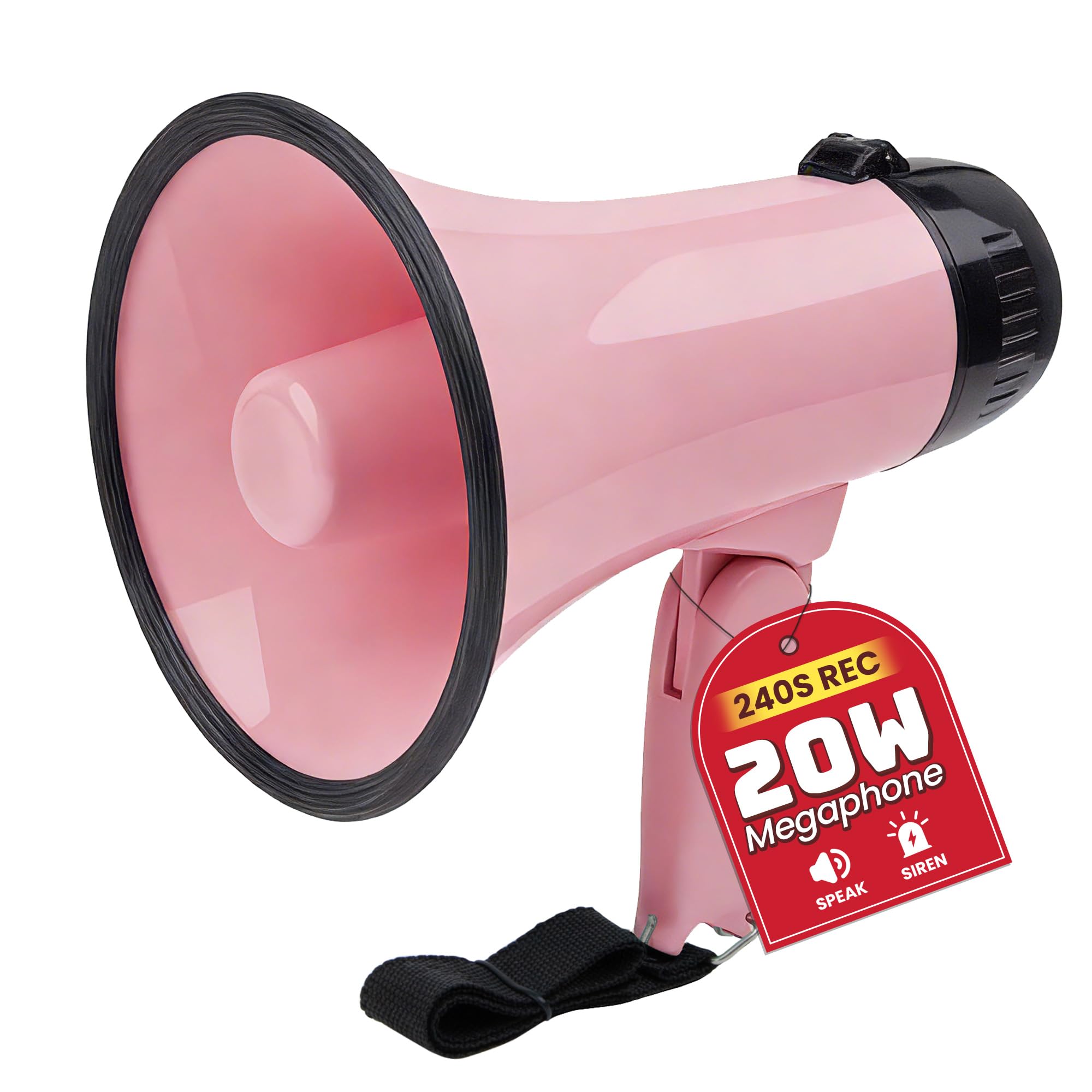 MyMealivos Mégaphone Portable de 20W-Light Rose