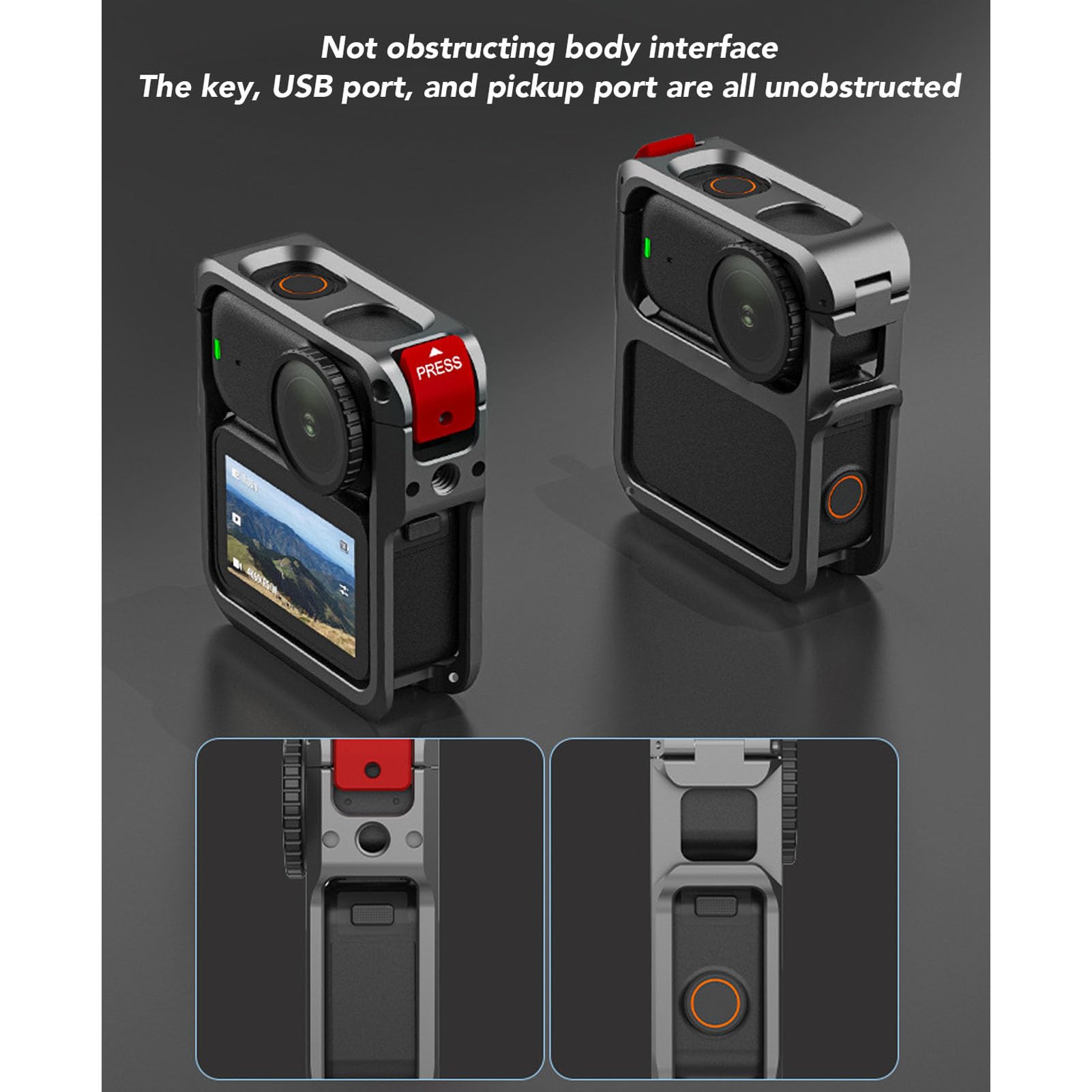 Étui de Protection pour Appareil Photo en Alliage D'aluminium
