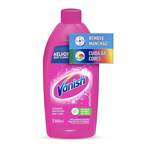 Tira Manchas Vanish Líquido Multiuso para roupas coloridas 500ml