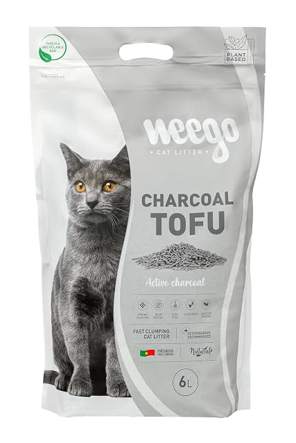 Weego Cat Litter Charcoal Tofu 6L