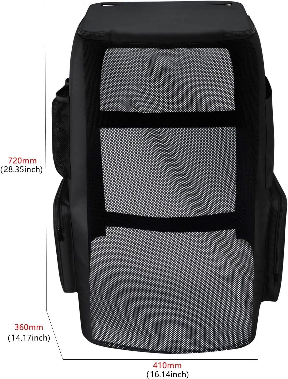 Heavy-Duty Protective Case for JBL PartyBox 520 Speaker – Waterproof, Shockproof Travel Cover with Velvet Lining, Microphone Pocket & Charging Storage – Portable Dustproof Carrier for Outdoor/Events - Image 8