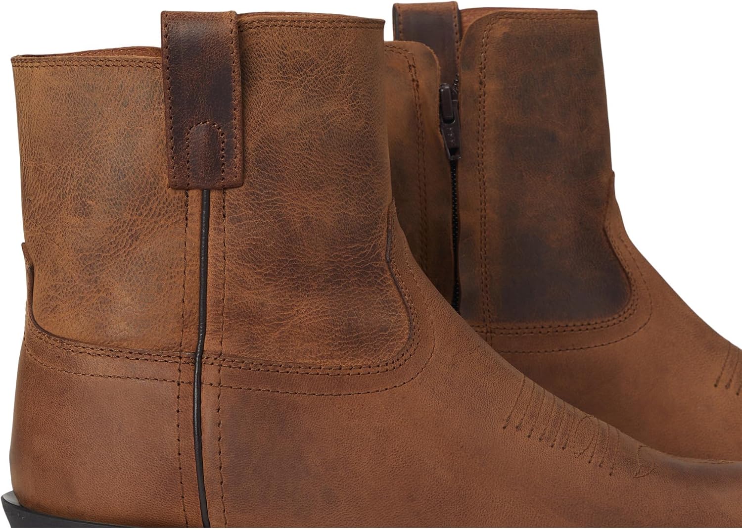 Laredo Mens Cabrera Round Toe Pull On Casual Boots Ankle - Brown