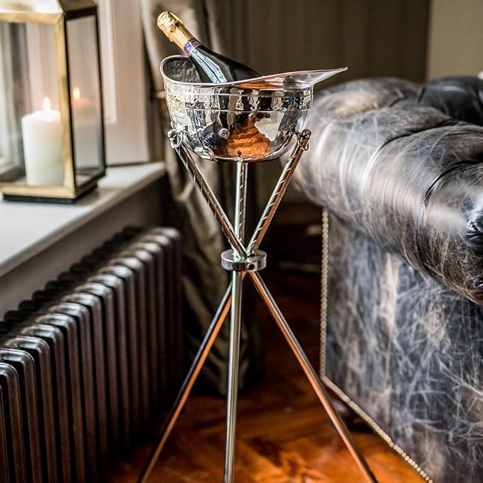 Culinary Concepts Polo Helmet Wine Cooler and Stand Drinks Cooler Ice