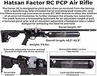 Vista 3 de Factor PCP - Rifle de aire de acción con palanca lateral con paquete Wearable4U incluido