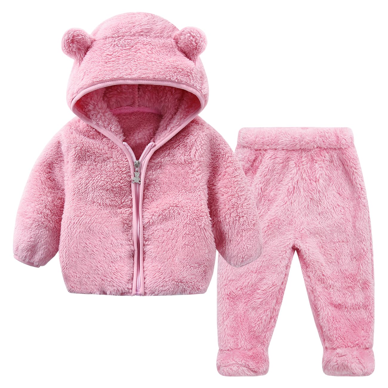 AIMISYOU Infant Jackets Snowsuit 6 9 12 Months Baby Girls 9-12M Coat Winter Flecee Clothes