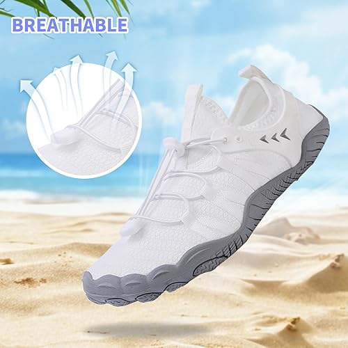 Miniatura 3 de Zapatos de playa y piscina de secado rápido, sin cordones, para mujeres y hombres, para surf, yoga y deportes acuáticos