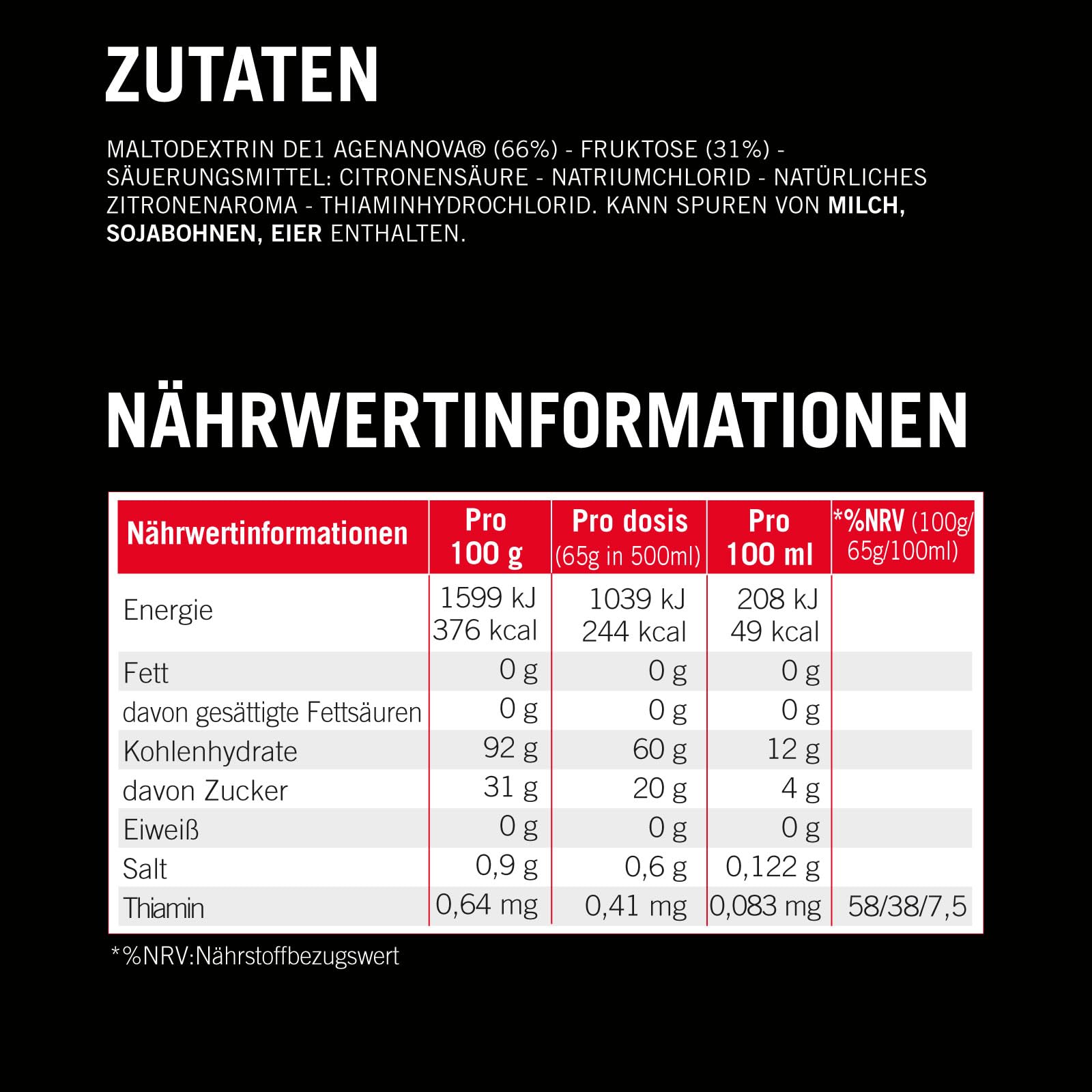 ENERVIT SPORT Isocarb 2:1 | Isotonisches Getränkepulver Elektrolyt Pulver mit 2:1 Ratio Kohlenhydratmischung Fruktose & Maltodextrin | Iso Drink zur regelmäßigen Einnahme beim Sport