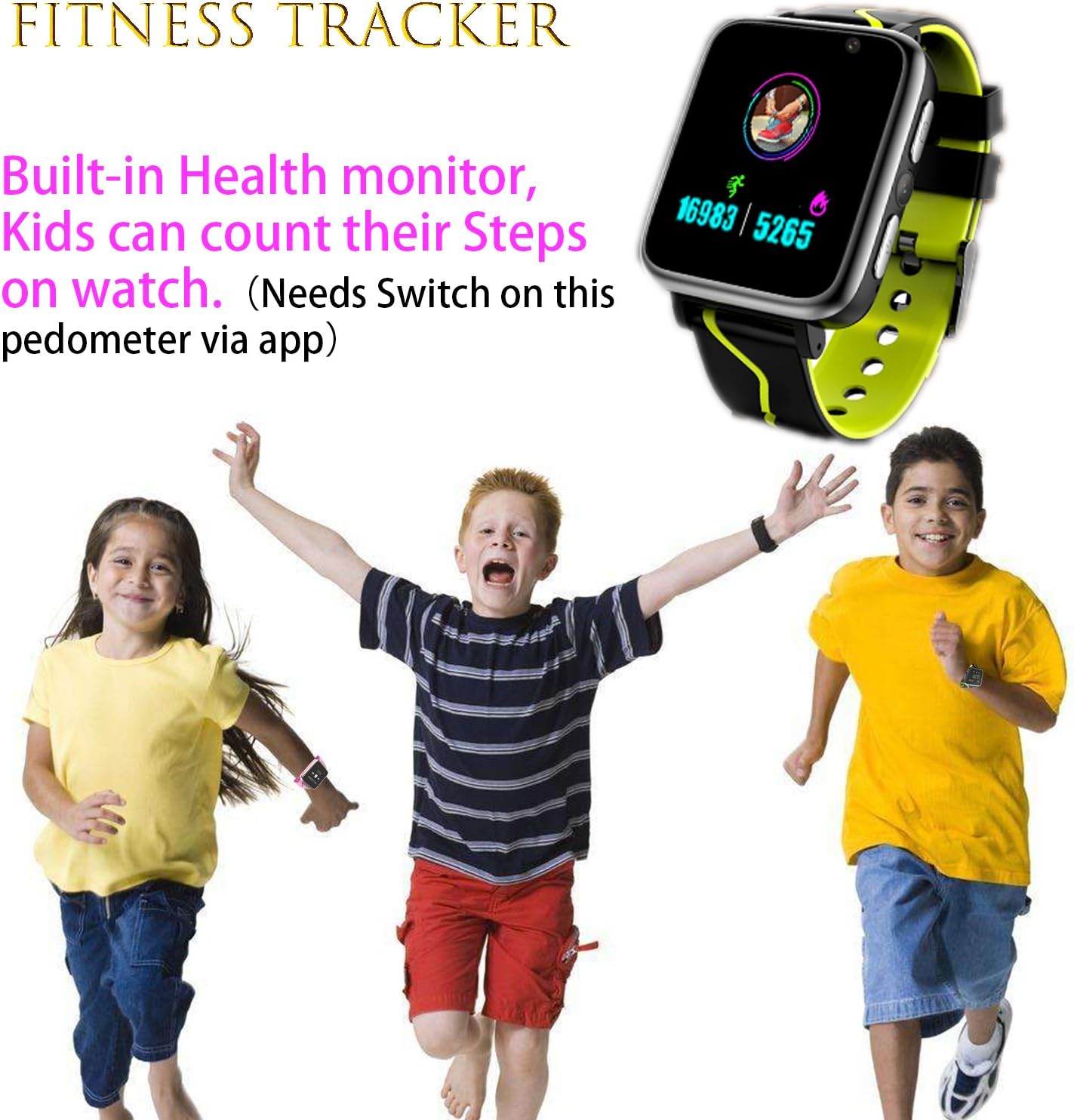 Orologio Telefono Musica Bambini - Lettore MP3 Smartwatch Phone con LBS Tracker SOS Fotocamera Chat Vocale Torcia Pedometro per Regalo Ragazzo Ragazza 4-15 Compatibile con iOS/Android,Rosa/Porpora Orologio Telefono Musica Bambini - Lettore MP3 Smartwatch Phone con LBS Tracker SOS Fotocamera Chat Vocale Torcia Pedometro per Regalo Ragazzo Ragazza 4-15 Compatibile con iOS/Android,Rosa/Porpora