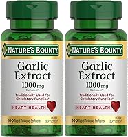 Vista 1 de Nature's Bounty Extracto de ajo 1000 mg cápsulas blandas 100 ea (paquete de 2)