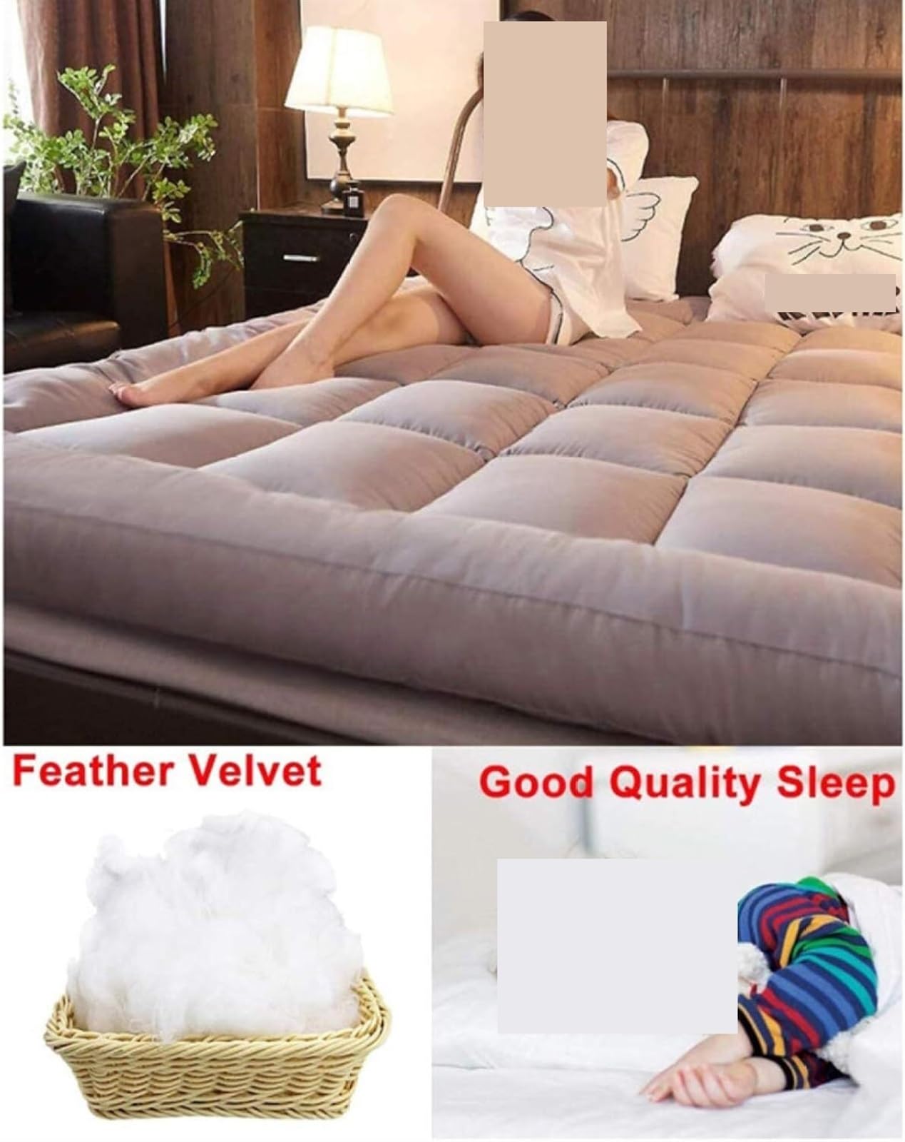 Matelas de Tatami Futon Pliable 10cm Épaissir Le Matelas de Couchage Japonais Épais Tapis de Plancher Pad， for Dortoir À La Maison(White,120x190cm)