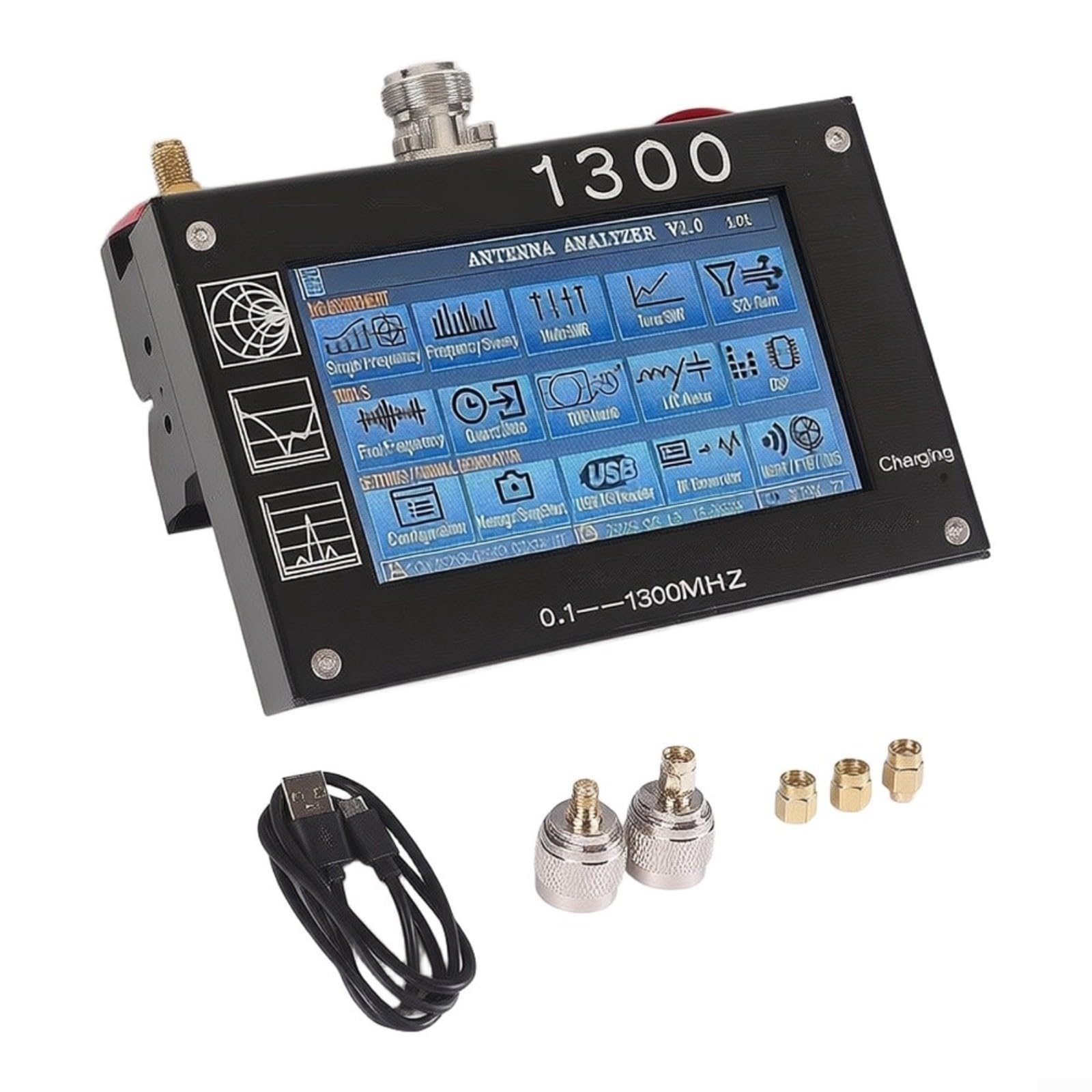Vektor-Netzwerkanalysator Mini1300 Tragbares HF-Messgerät 0,1-1300