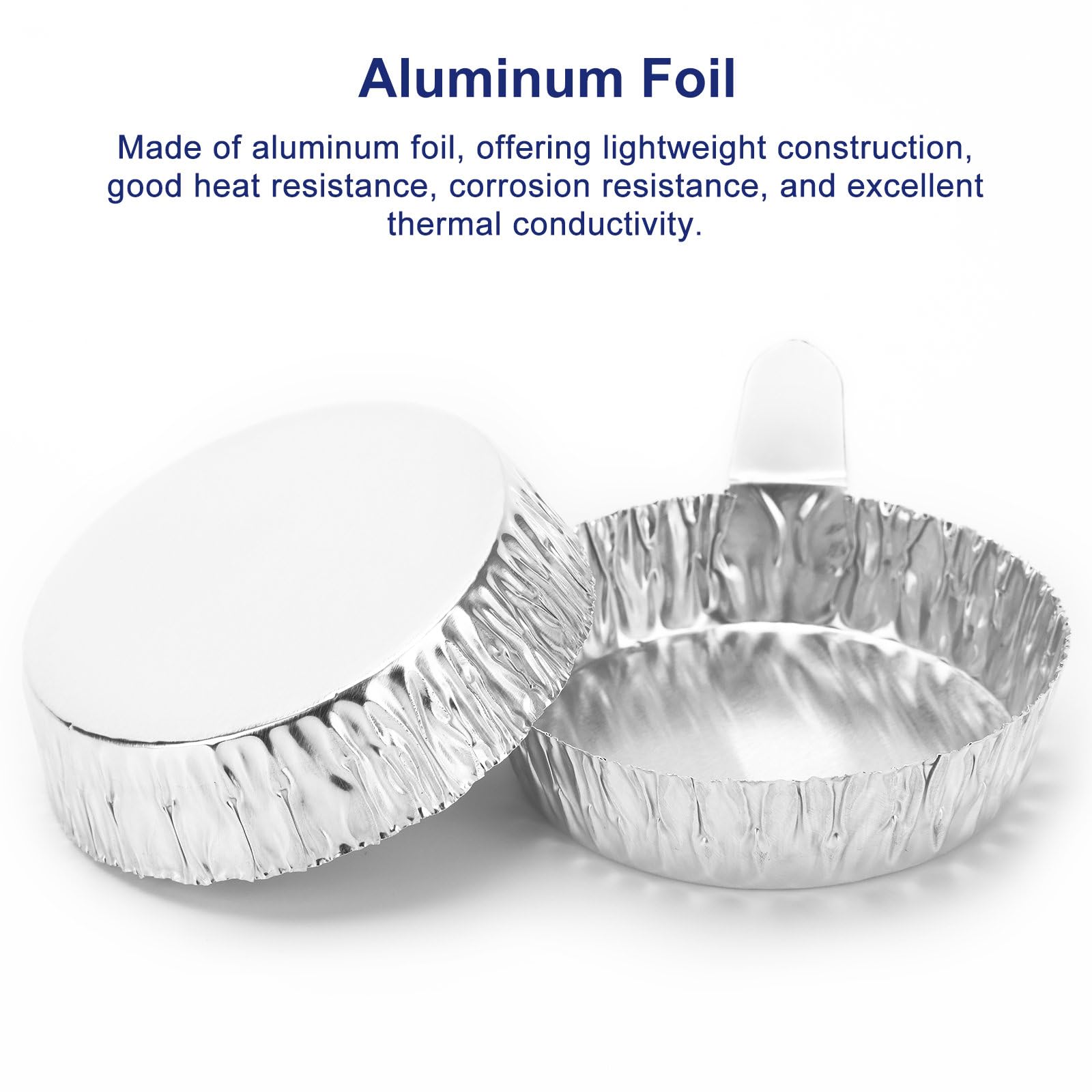 Labasics Paniers de Pesée Aluminium avec Poignées, Pesée Solide et Manipulation Échantillons Laboratoire, 100 Unités, Moyenne