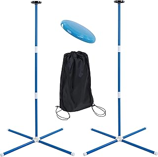 Get Out! Bottle Drop Frisbee Game - Adjustable Polish Frisbee Game Disc Toss Game for Back Yard Games Adult Party