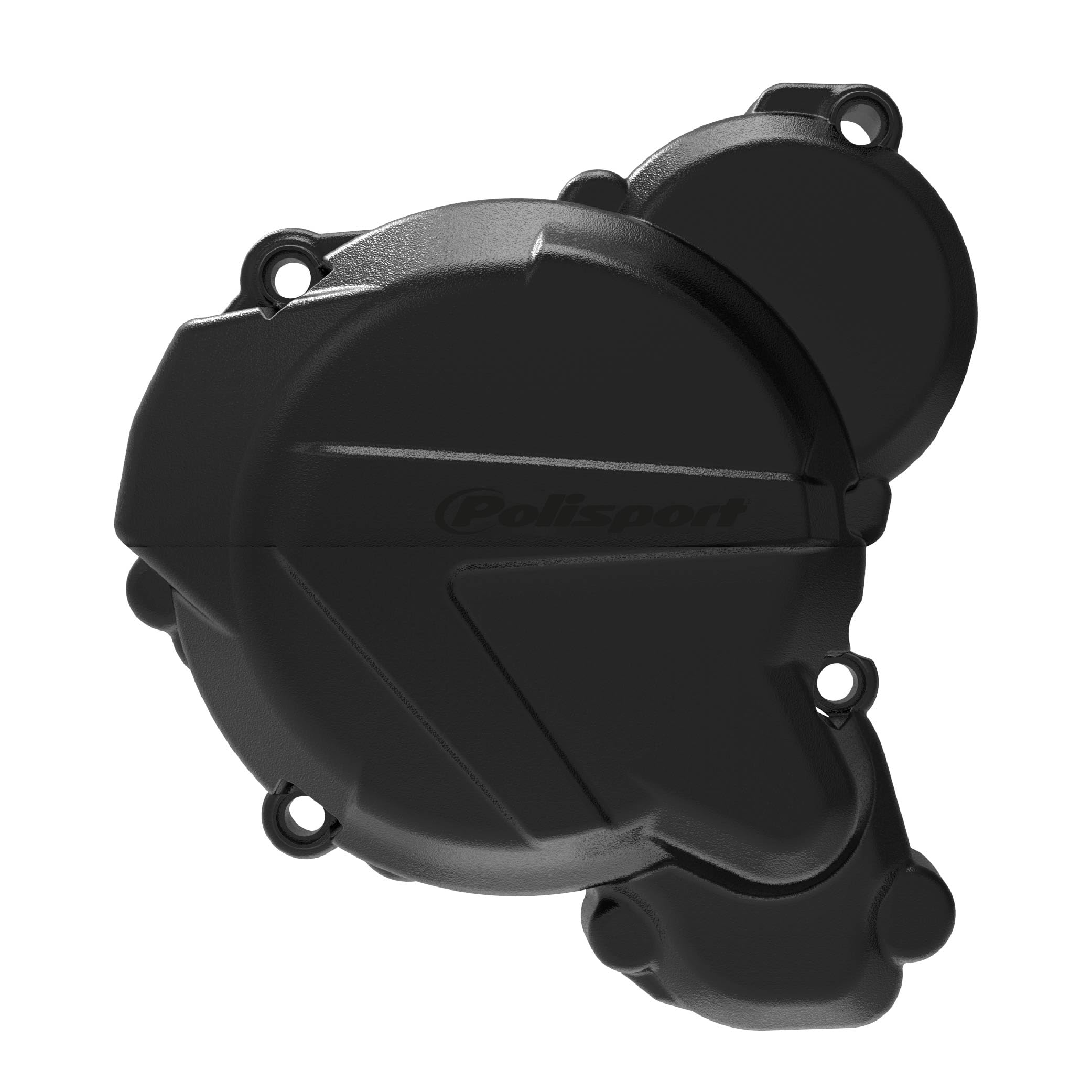 POLISPORT 8467500001 - Ignition case protector made of impact-resistant and abrasion-resistant polyamide compatible with KTM, Husqvarna motorcycles in black