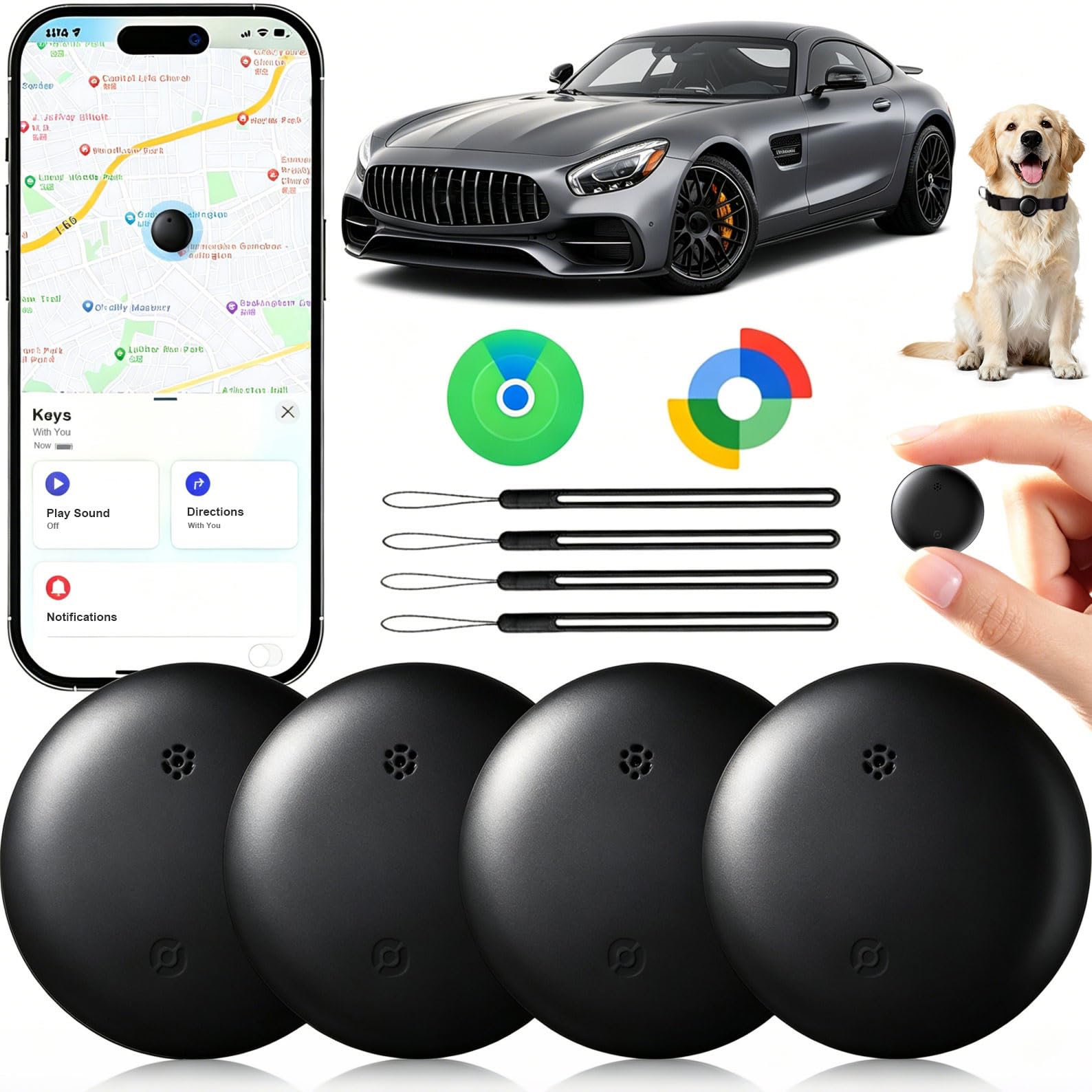 Dual System GPS Tracker (RGIMF 4-Pack)