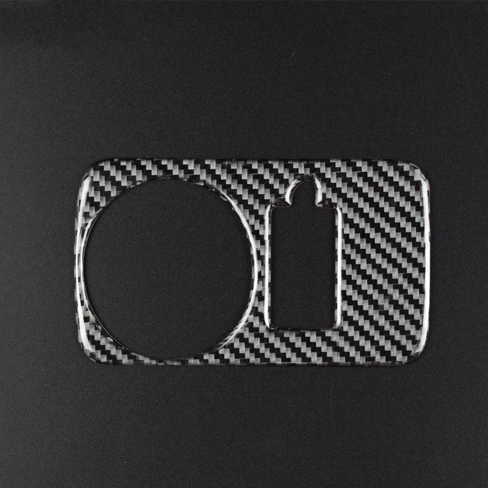 Carbon Fiber Car Headlight Switch Interior Trim Cover Sticker for Ford for Mustang GT 2005 2006 2007 2008 2009 Anti-dust