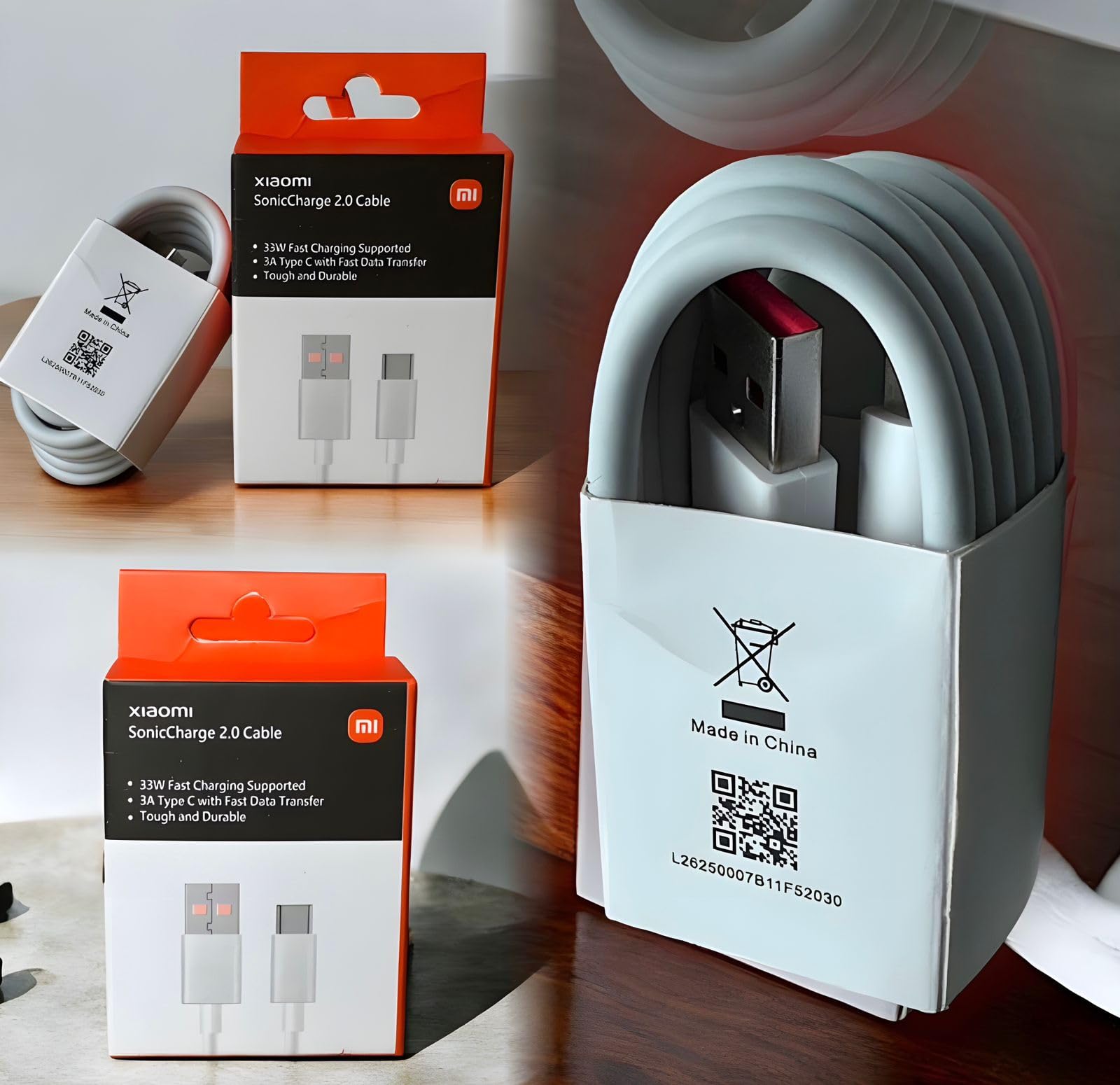 Mi USB to Type C 33W Hypercharge Cable, 3A/6A Fast Charging Cable with Up to 480 Mbps High-Speed Data Transfer & Sync Cord For Mi 9,10,11 Pro,CC9 Pro Note 10 Redmi 10T Pro 10i Note White (1 Meter) (B0DHT62CX9) Amazon Price History, Amazon Price Tracker