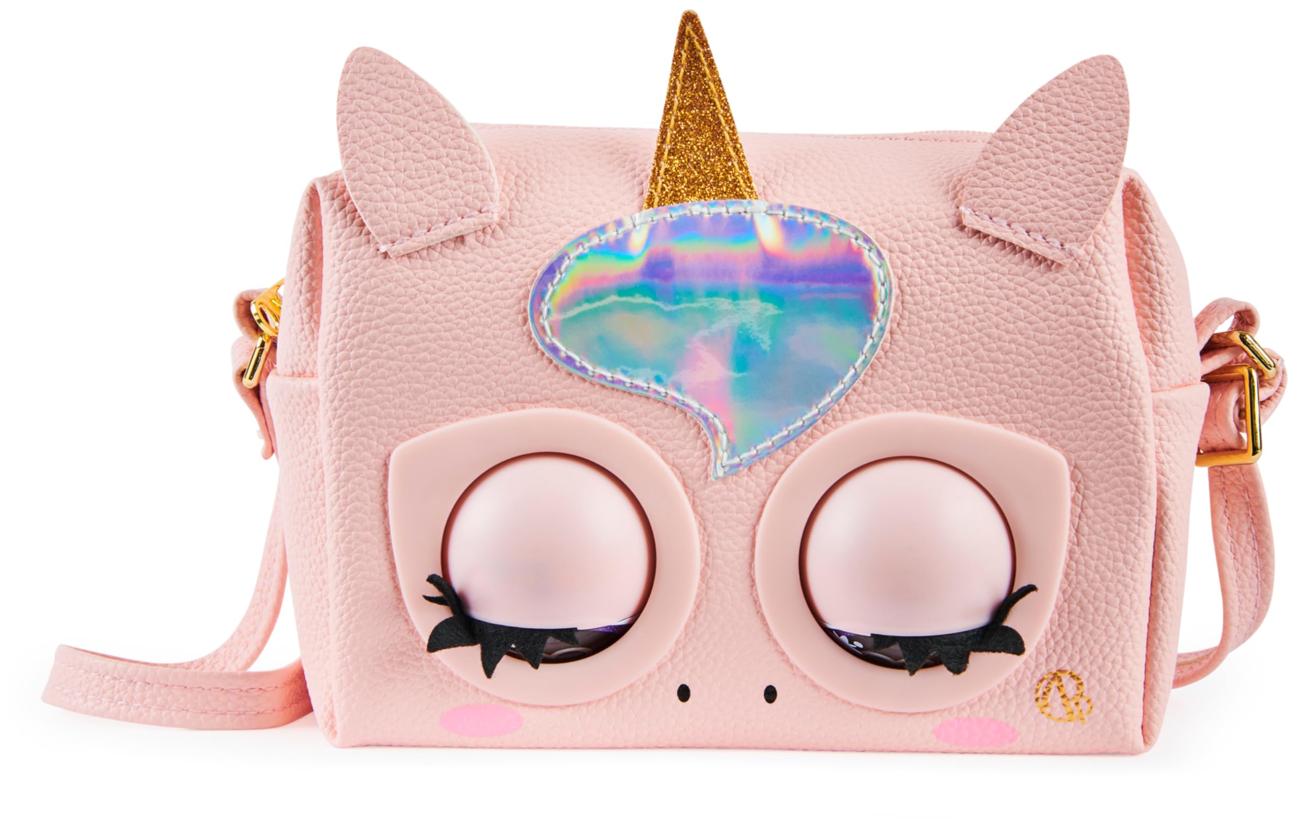 PURSE PETS - BOLSO MASCOTA INTERACTIVA - GLAMICORN UNICORN - Bolso niña y Mascota Interactiva Unicornio Glamicorn con más de 25 Sonidos y Reacciones - 6064255 - 6062241 Juguetes niña 5 años +