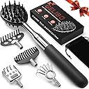 Gelibo Telescoping Large Back Scratcher with 5 Detachable Heads, Valentines Day Gifts for Him, Gifts for Men, Extendable Back Massager Tool with Beautiful Box