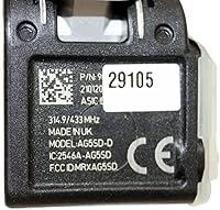 Vista 6 de Sensor TPMS - Hyundai/Kia 315MHz Abrazadera en OEM #s 52933-2F000, 52933-A5000