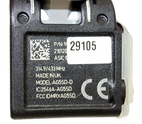 Schrader TPMS 29105 Clamp-in Fixed Angle 315MHz Sensor