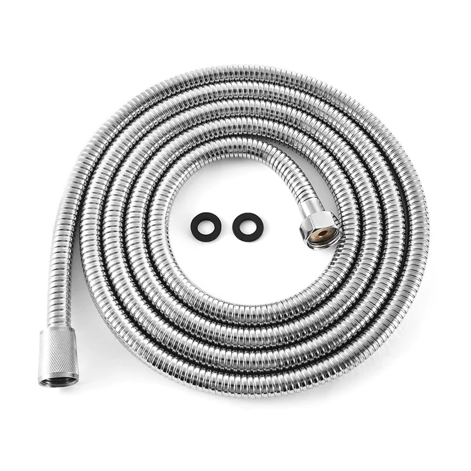 Manguera Ducha Manguera de ducha flexible acero inoxidable 2/2,5/3,0 m for baño Para Grifería de Baño(Sliver,3.0M)