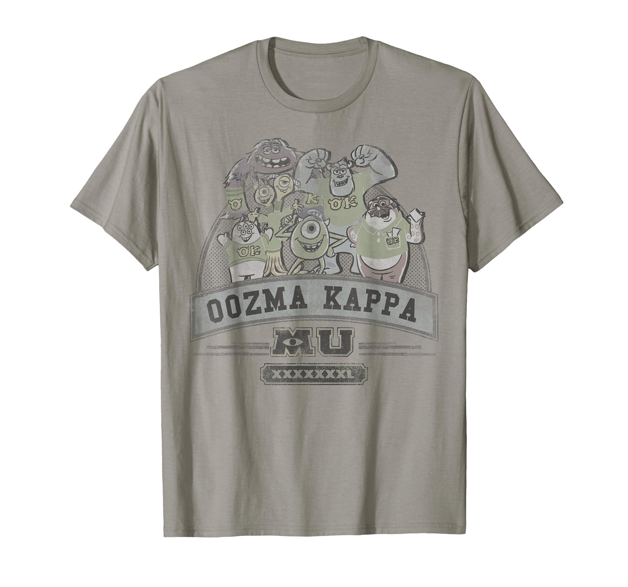 Pixar Monsters University Oozma Kappa Vintage Group T-Shirt
