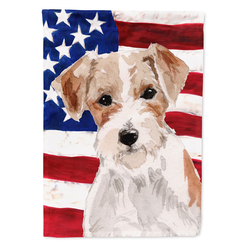 Grand drapeau Jack Russell de maison en toile multicolore Caroline's Treasures