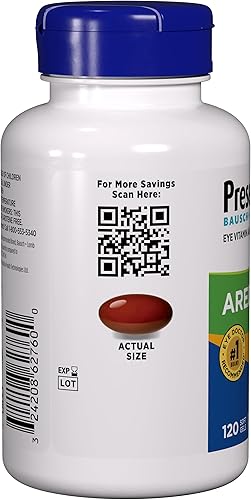 Miniatura 5 de PreserVision AREDS 2 Suplemento vitamínico y mineral para ojos con OCUSorb, 120 geles suaves veganos, contiene luteína, zeaxantina, vitamina C,