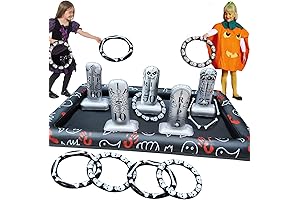 Giant Halloween Ring Toss Games for Kids - Inflatable Spider & Witch...