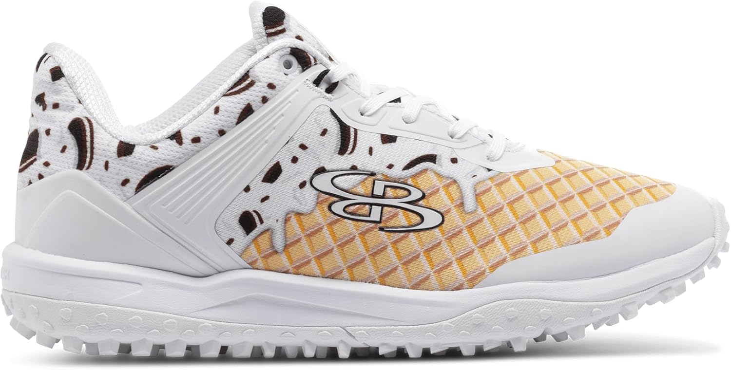 Boombah Viper Men's Turf Shoes - Ice Cream - Multiple Color Options - Multiple Sizes