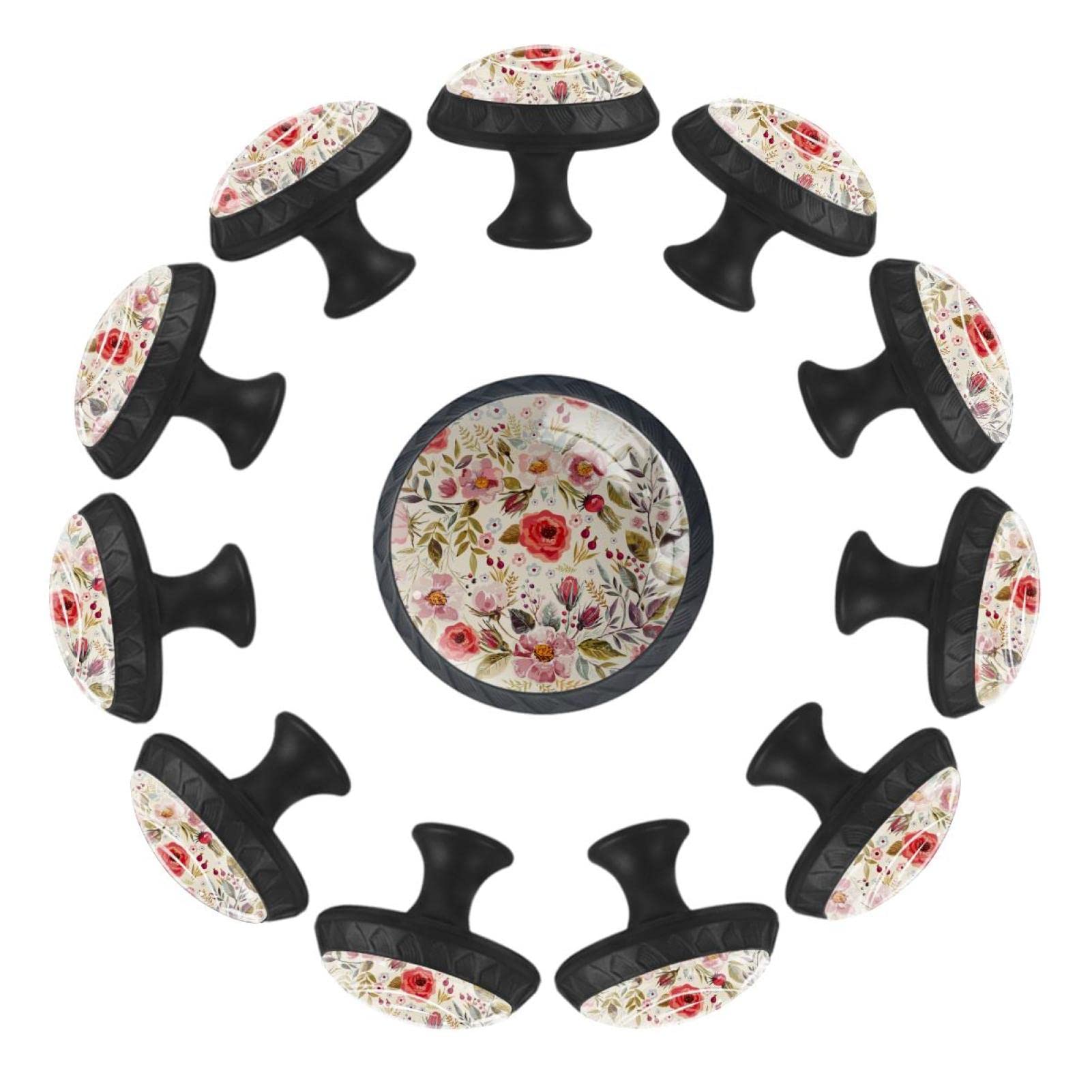 Boutons d'armoire floraux pour sublimer vos meubles de cuisine et commodes de chambre