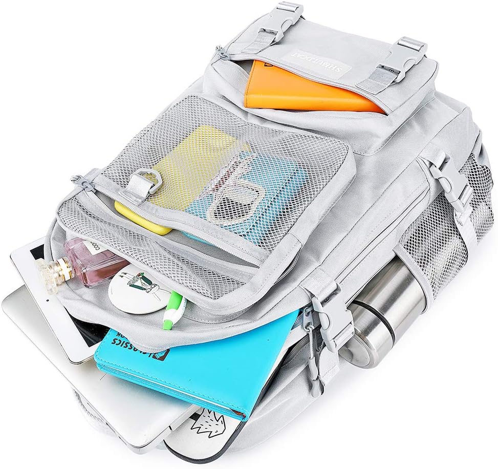 Authentic Crazy Deals SHOULDCAT 15.6 Inch Lightweight Laptop Backpack Large Capacity Travel Backpack Purse Women Water Resistant Daypack College Student School Rucksack for Teen Boys Girls