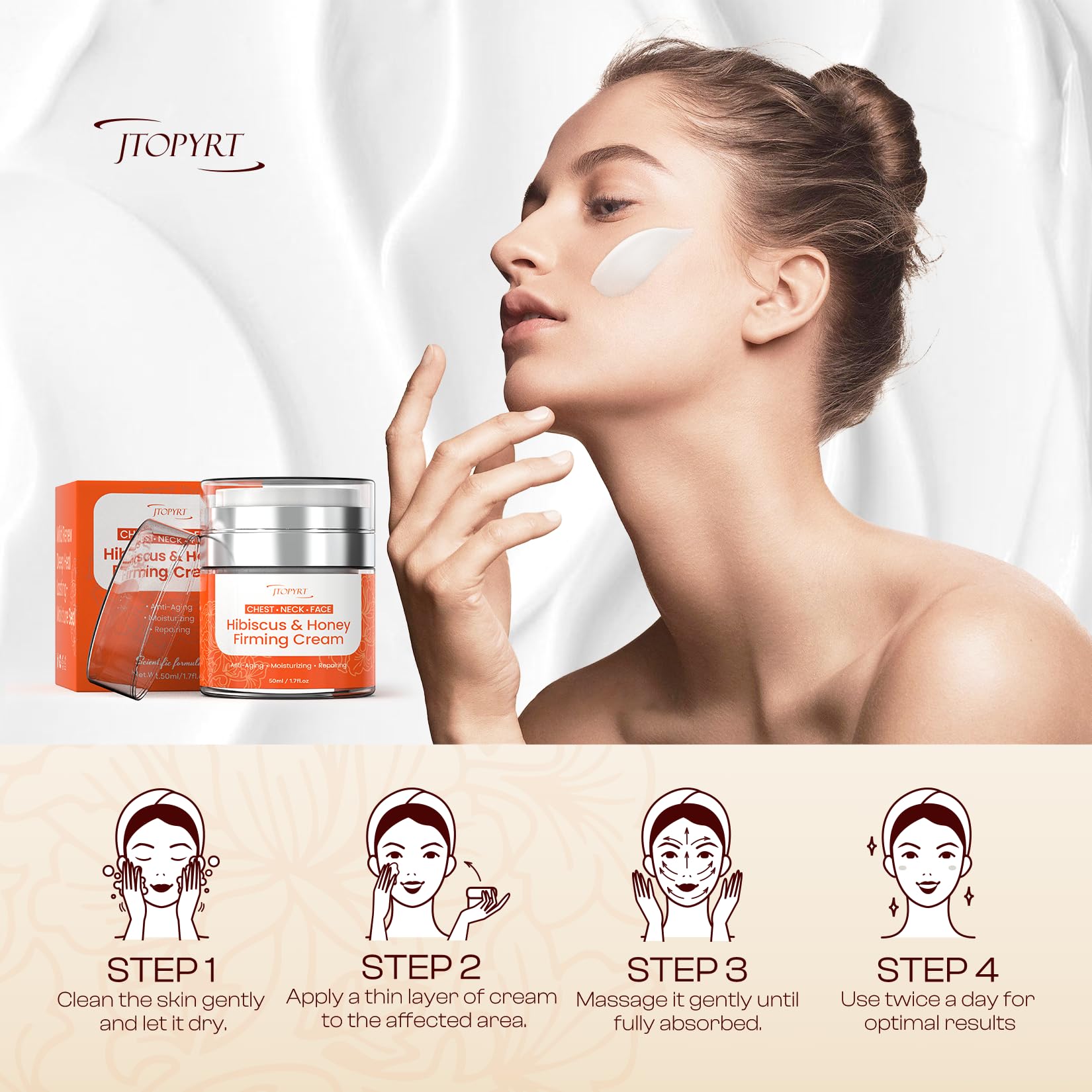 Amazon.com: Jtopyrt Hibiscus and Honey Firming Cream: Anti Aging