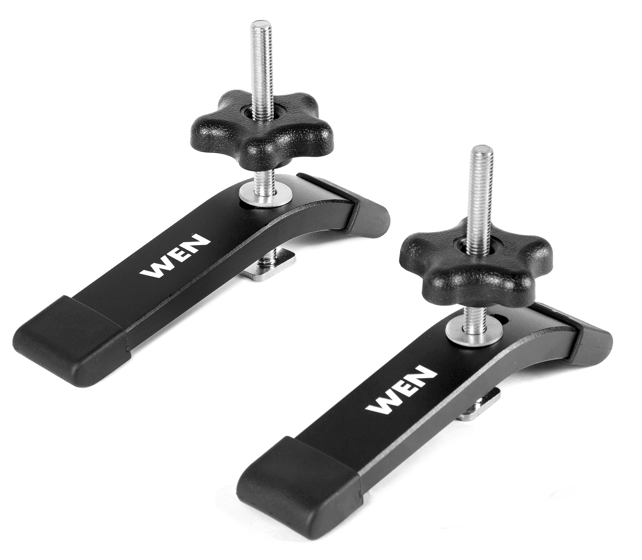 WEN 5-1/2-Inch Universal T-Track Hold Down Clamps for Woodworking, 2-Pack (WAT002)