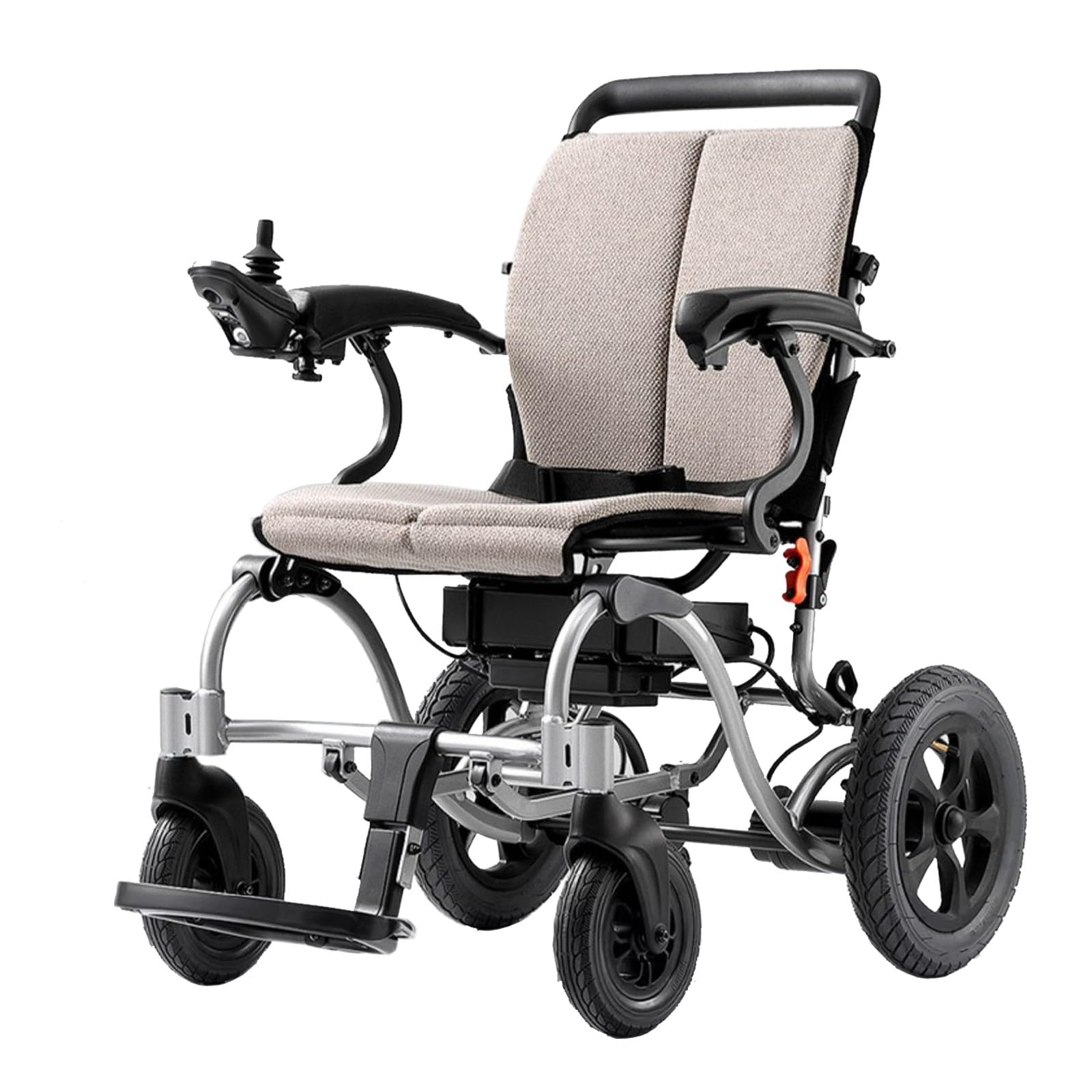 Sedie A Rotelle,Carrozzina Elettrica Leggera In Alluminio,Carrozzina Elettrica Multi-Terreno,Con Batteria Al Litio Rimovibile Da 12 Ah,Per Viaggi E Uso Quotidiano A