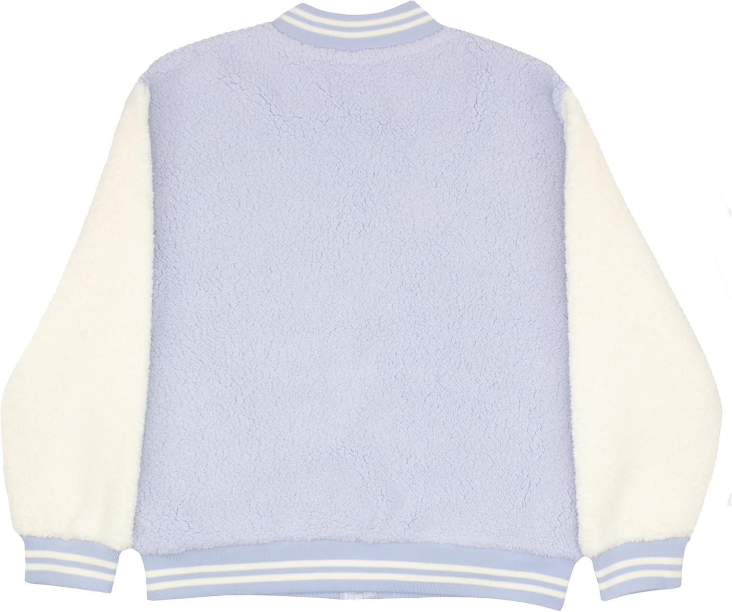 Disney Lilo & Stitch, Minnie Mouse Girls Fleece Varsity Jacket - Fuzzy Lightweight Zip-Up Bomber Jacket for Kids - Image 2