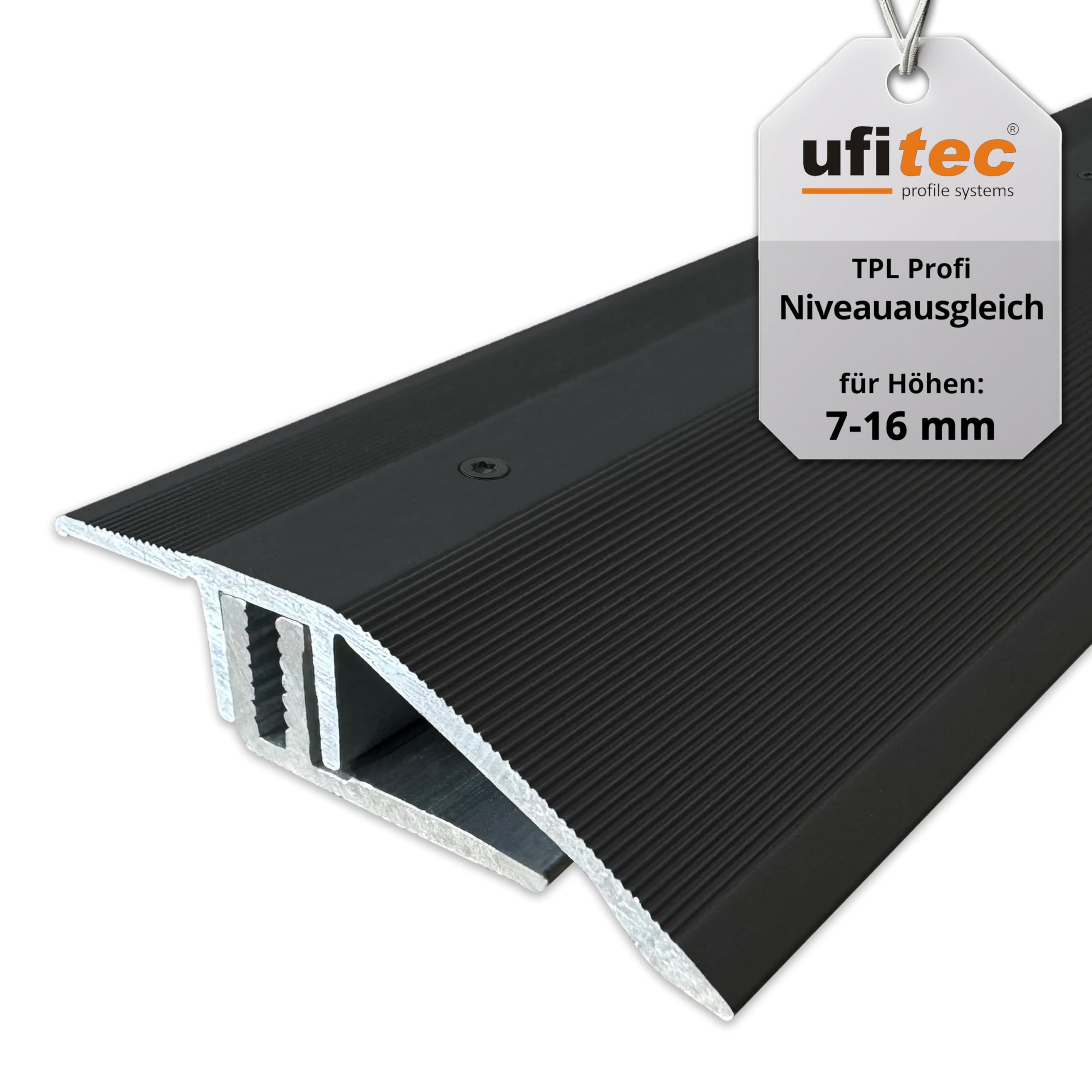ufitec system profili do podłóg parkietowych i laminowanych, do podłóg o grubości od 7 do 15 mm