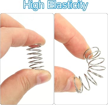 PATIKIL Compression Spring, 0.8mm Wire Dia x 8mm OD x 20mm L, 10 Pcs
