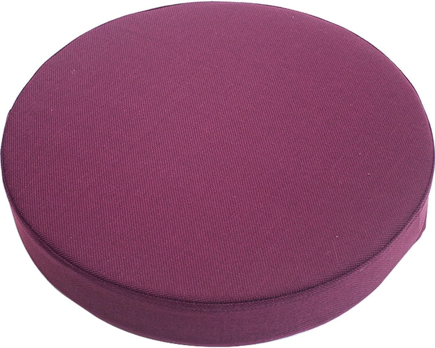 Mousse mémoire de forme pour ce galette de chaise ronde violet de cuisine