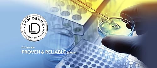 Miniatura 7 de Guantes de examen de nitrilo Derma bajo, probados para quimioterapia, sin látex, sin polvo, azul baya, 3.5 mil, S, M, L, XL